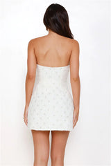 Palace Promenade Strapless Mini Dress White