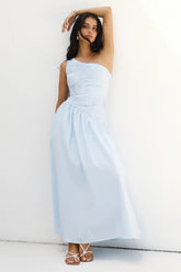 Seashell Moments One Shoulder Maxi Dress