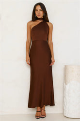 Luxe Experience Satin Maxi Dress