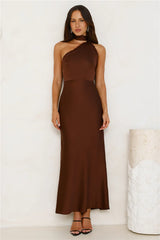 Luxe Experience Satin Maxi Dress