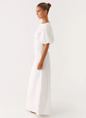 Judy Maxi Dress - White