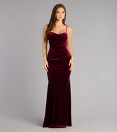Layne Velvet Mermaid Formal Dress