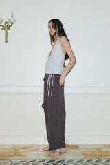 Drawcord Halter - Lake Stripe