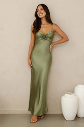 Ultimate Style Satin Maxi Dress