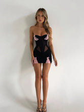 Meredith Strapless Mini Dress Black