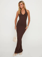 Spicy Maxi Dress Chocolate