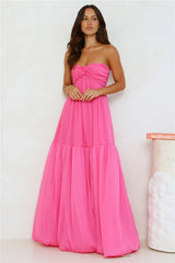 Unforgettable Style Strapless Maxi Dress
