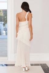 Out Late Look Great One Shoulder Maxi Dress