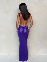 Zita Maxi Dress - Purple