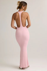 Modal Racerback Maxi Dress in Baby Pink