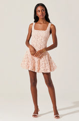 Fable 3D Floral Bubble Dress