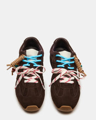 Aziel Charm Brown Suede