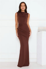 Investment Piece Maxi Dress Brown