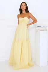 Unforgettable Style Strapless Maxi Dress