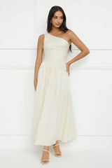 Seashell Moments One Shoulder Maxi Dress