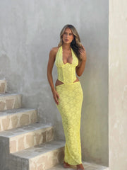 Vida Maxi Dress Yellow