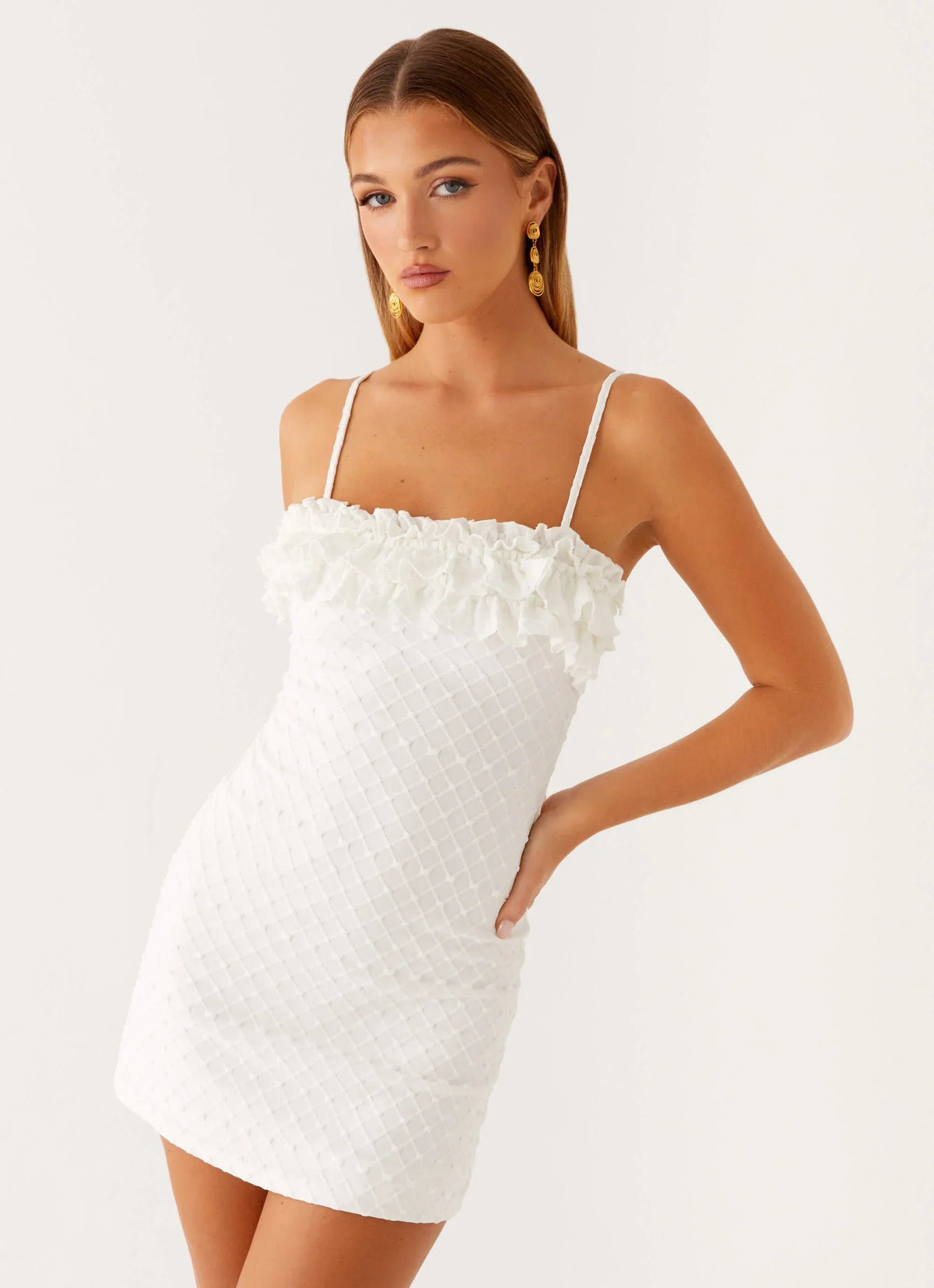 Bowden Mini Dress - Ivory