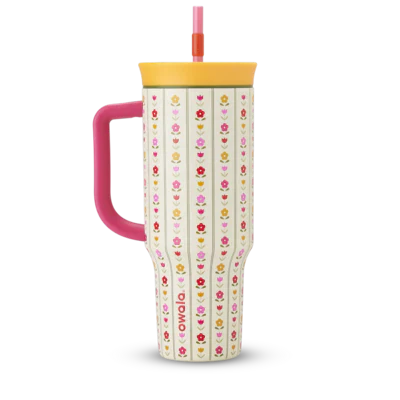 Owala 40oz Tumbler  Flower Crown