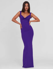 Zita Maxi Dress - Purple