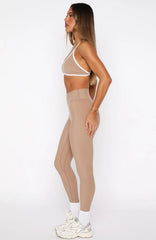 Go Getter High Waisted Leggings Caramel