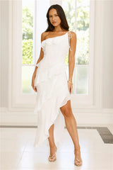 Embrace The Dream One Shoulder Midi Dress