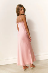 Girls Cilona Satin Maxi Dress