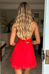 Elenor Dress - Red