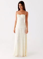 Elsa Maxi Dress - Ivory