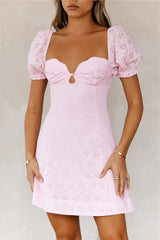 Strawberry Smoothie Mini Dress