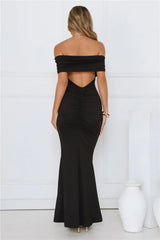 Vibe On Point Off Shoulder Maxi Dress
