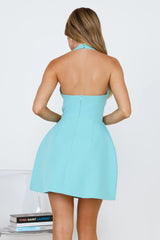 Certified Stylish Halter Mini Dress